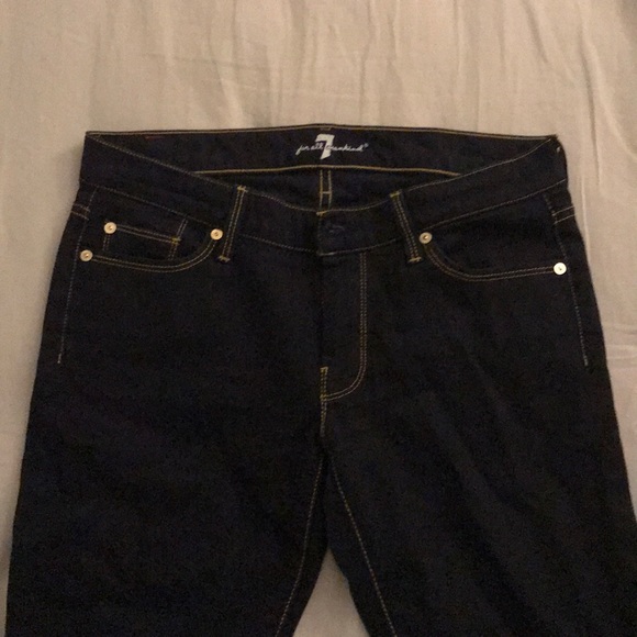 Seven for all mankind black denim with gold detail - Picture 6 of 6